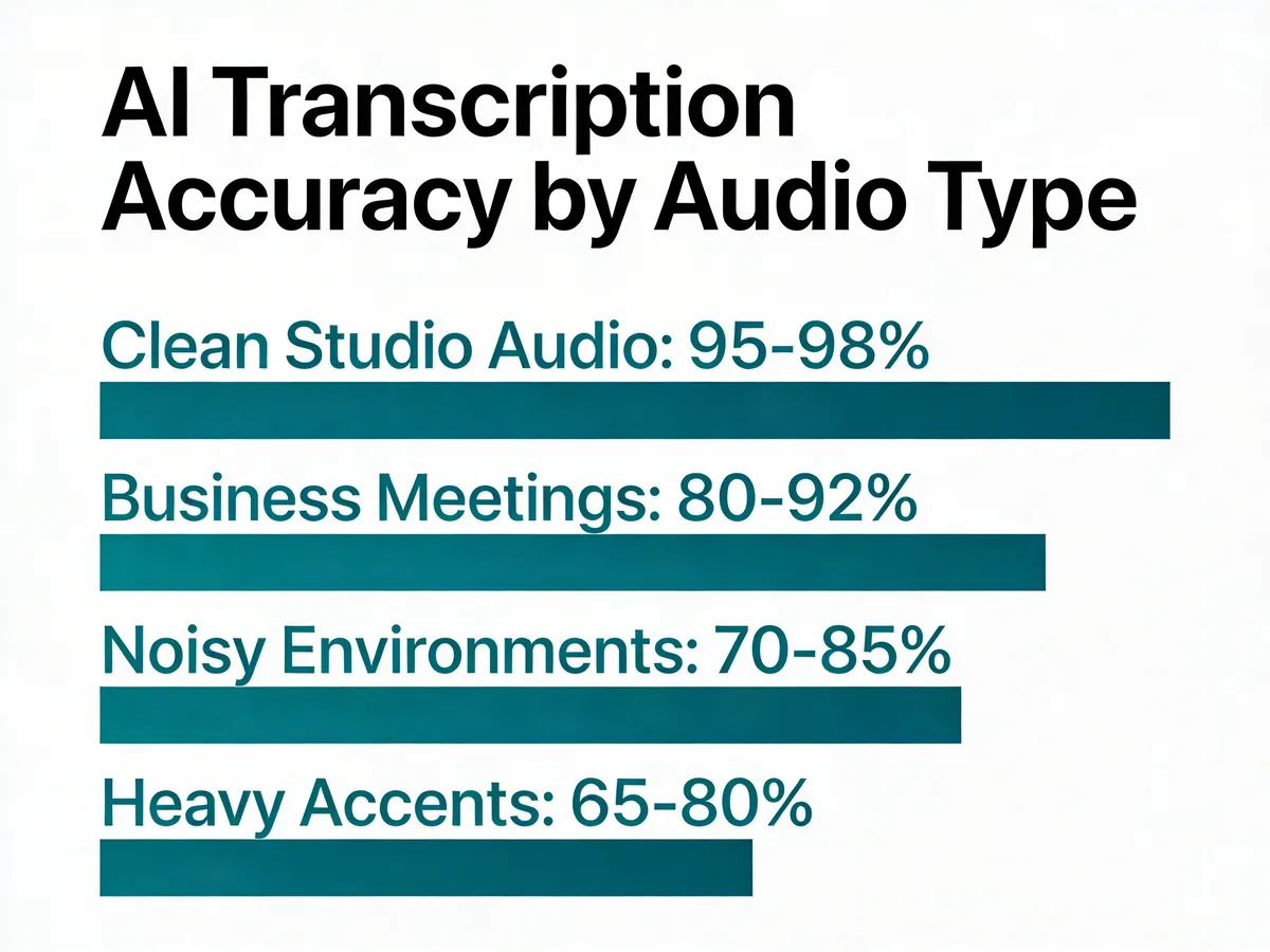 Transcript Model Accuracy AI Transcription Tool Stats 2026: Save 80% Time, 97%+ Accuracy, and ...