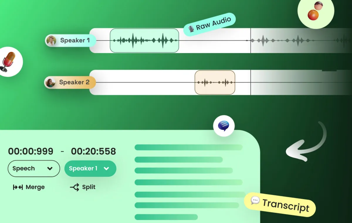 Audio Cluster Example AI Transcription with Speaker Identification: How It Works in 2026
