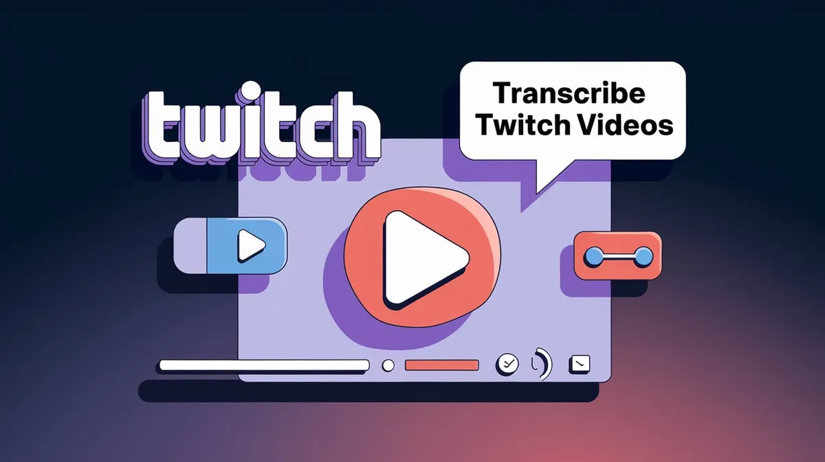 Hoe je een Twitch Video Gratis Transcribeert (AI-aangedreven & Makkelijk)