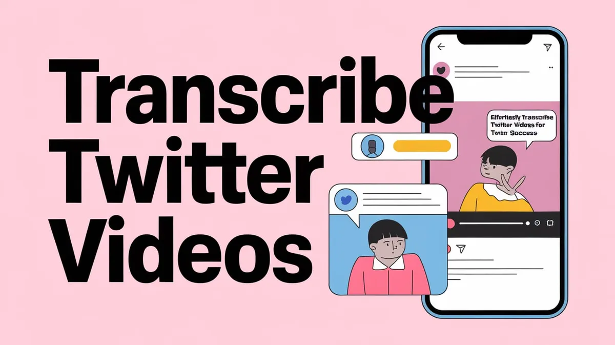 Hoe Twitter X-video's gratis transcriberen in 2026 (stapsgewijze handleiding)