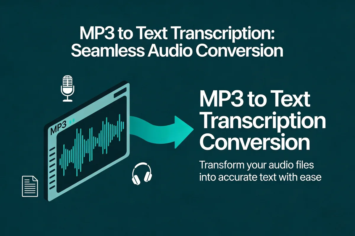 How to Convert MP3 to Text Transcription in 2026 (Free Step-by-Step Guide)
