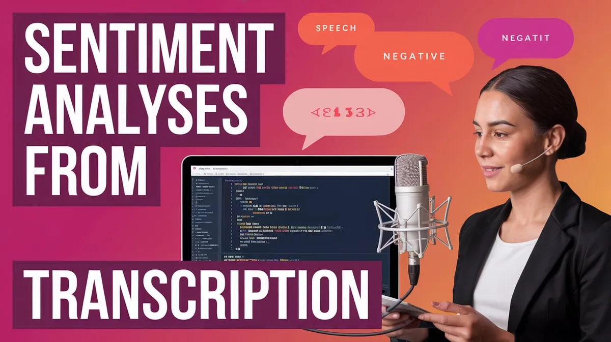 How to Get a Sentiment Analyses From Transcription?