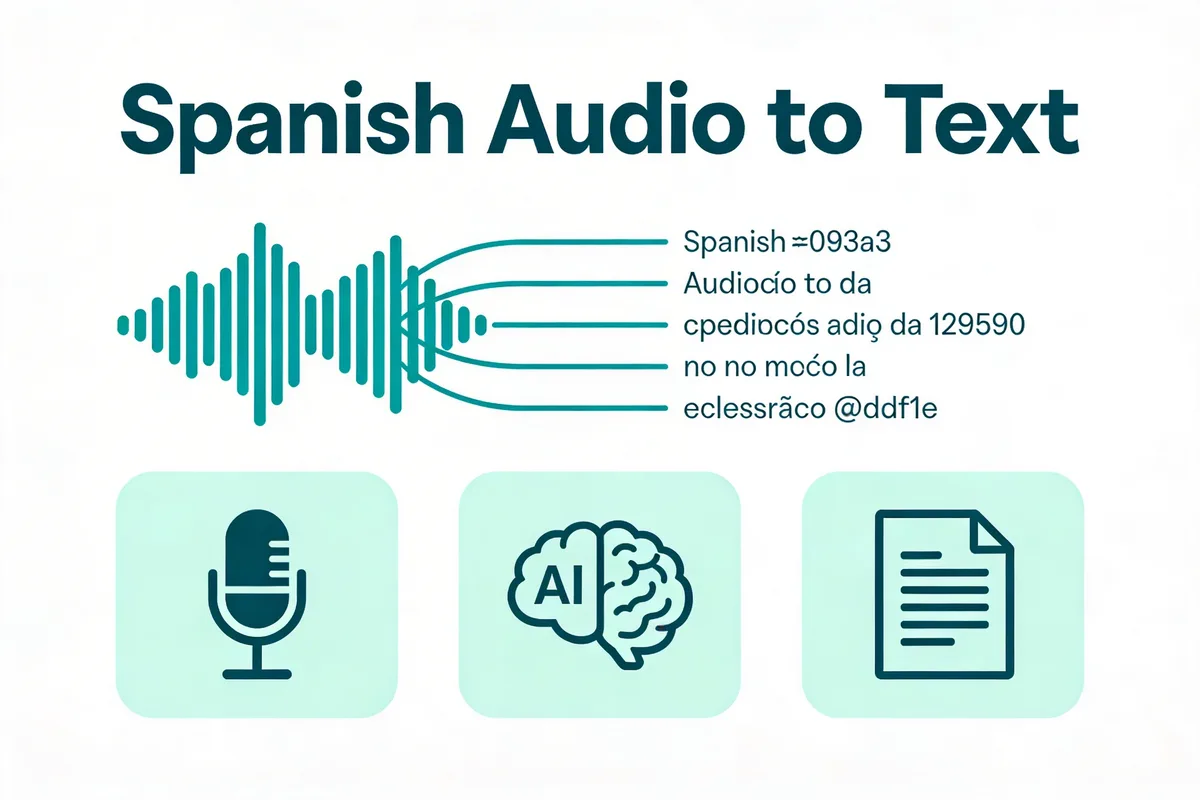 How to Transcribe Spanish Audio to Text in 2026