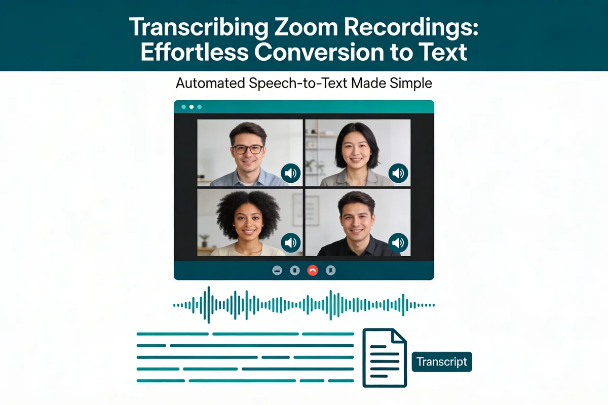 How to Transcribe Zoom Recording in 2026 (Free & Easy)