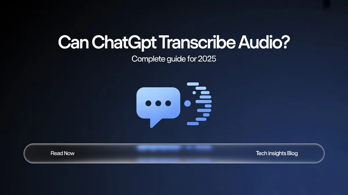 Kan ChatGPT Audio Transcriberen? Complete Gids en Alternatieven 2025