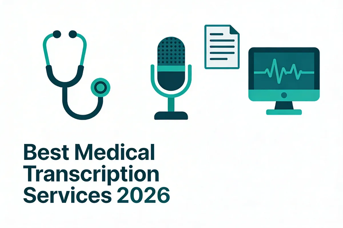 Beste Medische Transcriptiediensten in 2026: Koopgids en Vergelijking
