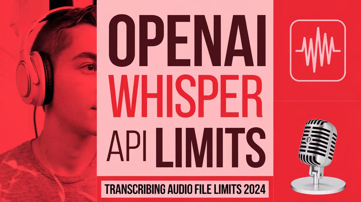 Grenzen OpenAI Whisper API: Limieten voor het transcriberen van audiobestanden 2024