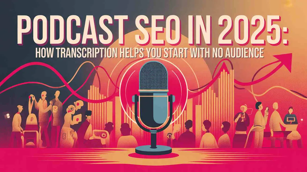 Podcast-SEO in 2025: Hoe Transcriptie Je Helpt Starten Zonder Publiek