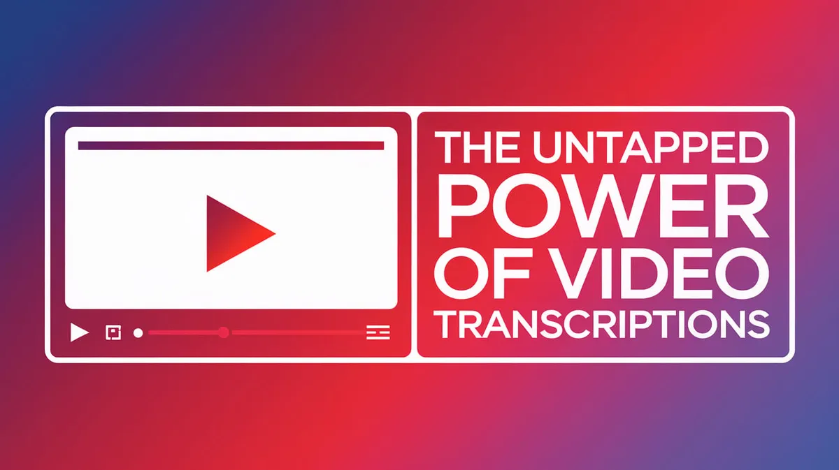 Steigern Sie Ihr SEO um 16%: Die ungenutzte Kraft von Video-Transcriptionen
