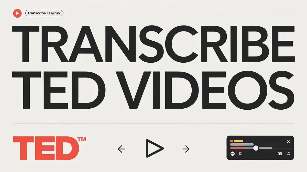 TED-video's Transcriberen: Complete Gids voor Docenten en Studenten (2026)