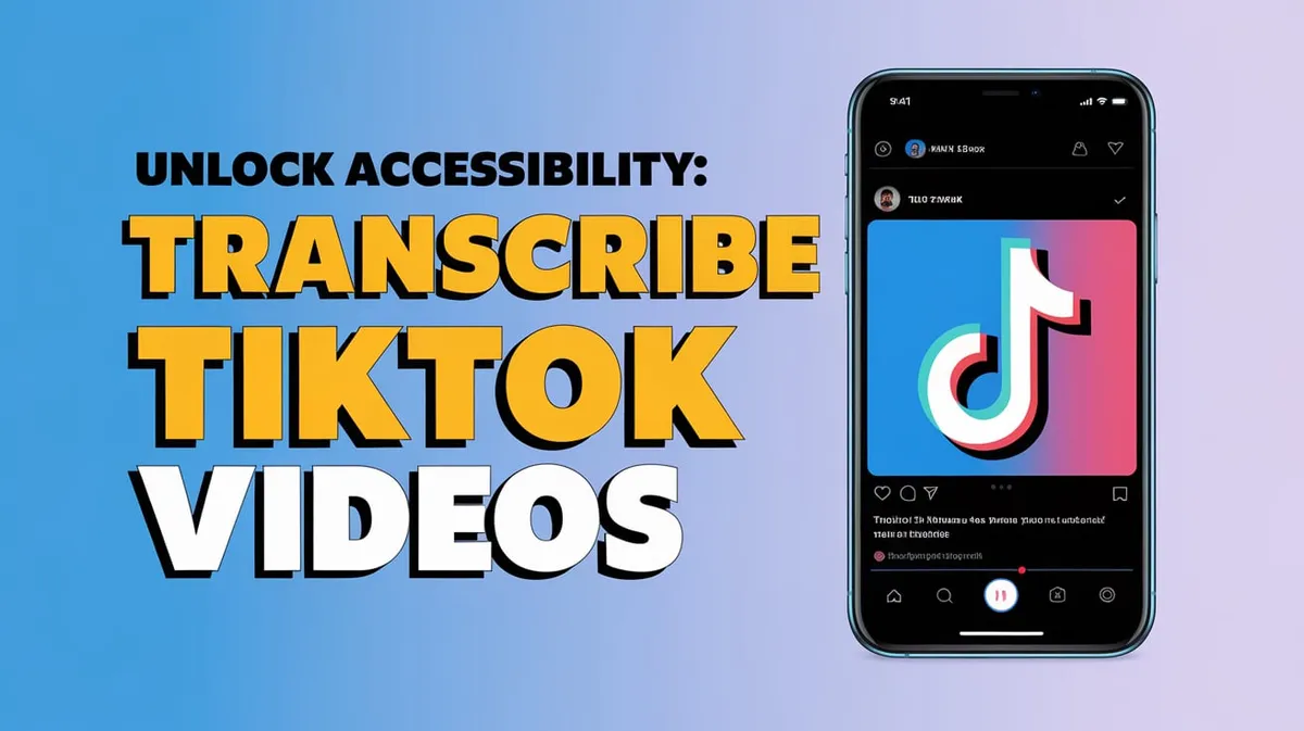 How to Transcribe TikTok Videos for Free in 2026 (Step-by-Step)