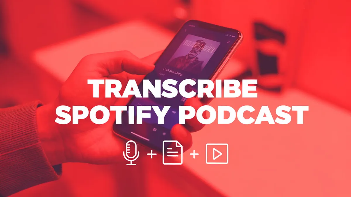 Hoe Transcribeer Je Een Spotify Podcast Naar Tekst Gratis in 2026