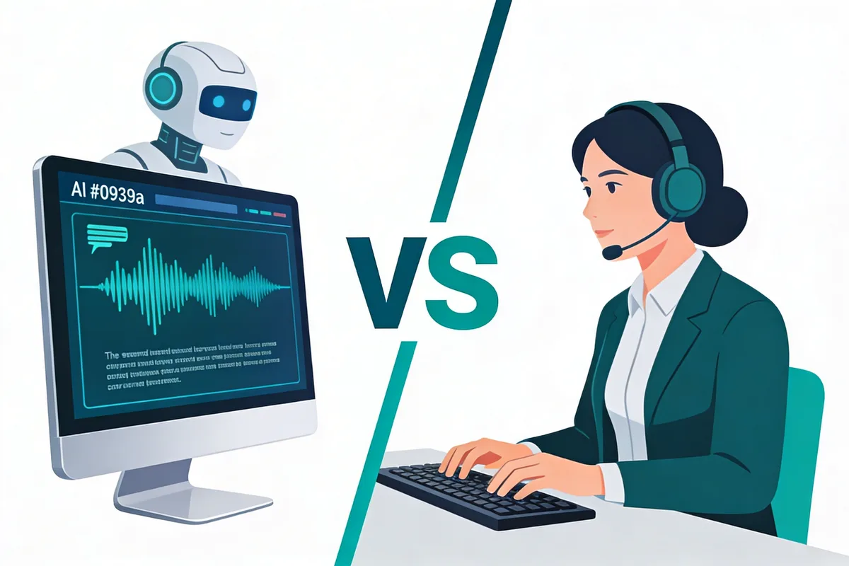 AI vs. Handmatige Transcriptie: Vergelijking & Statistieken 2026